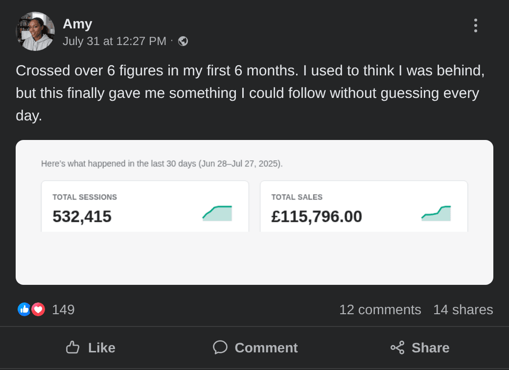 Student testimonial